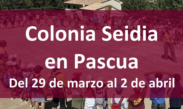 colonia campamento niños Seidia en pascua Castellón Semana Santa España